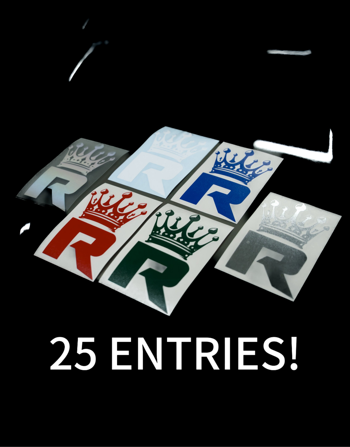 REYES LOGO SINGLE COLOR DECALS (25 ENTRIES)