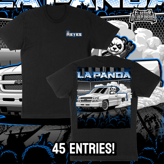 PRE-ORDER / REYES “LA PANDA” T-SHIRT (45 ENTRIES)