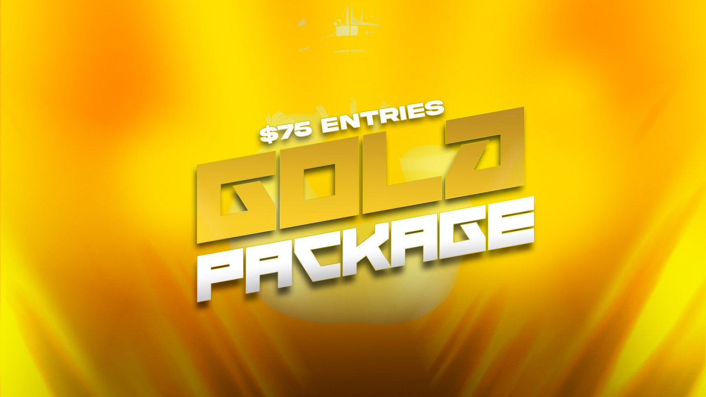 $75 Gold Package (350 Entries RGT6)