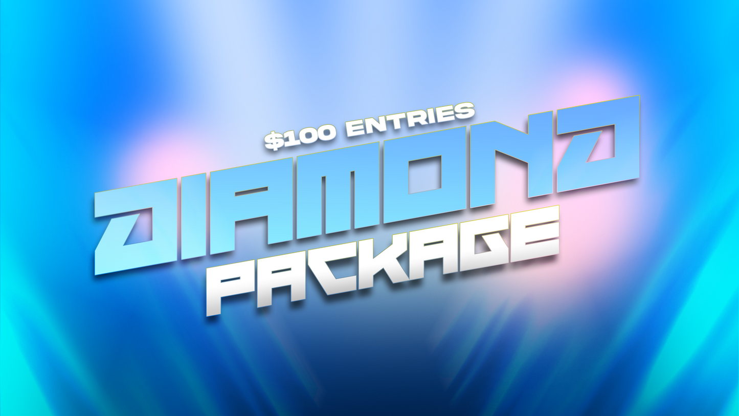 $100 Diamond Package (750 Entries RGT6)